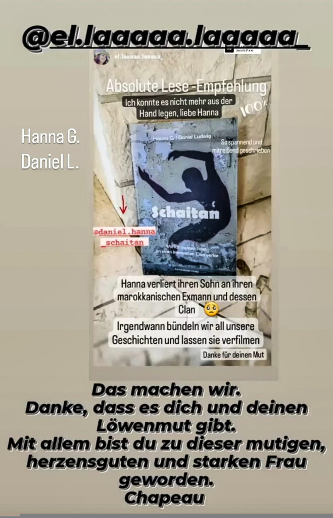 Physische Gewalt, Wahrheit, toxisches Verhalten
Hanna G. Daniel Ludwig
Schaitan
Narzisstische Erziehungs- "BERECHTIGTE"